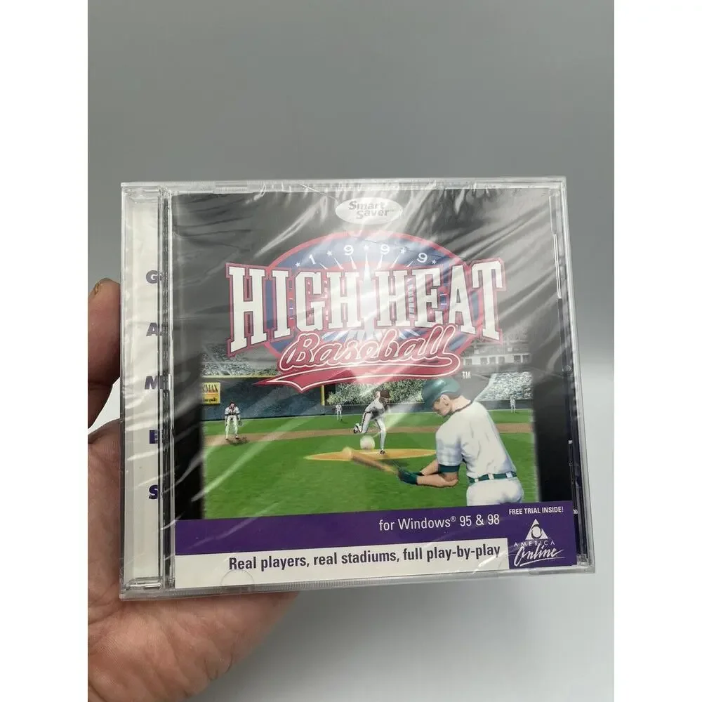 Microsoft PC Sealed Video Game 1999 High Heat Baseball Real Players NEW